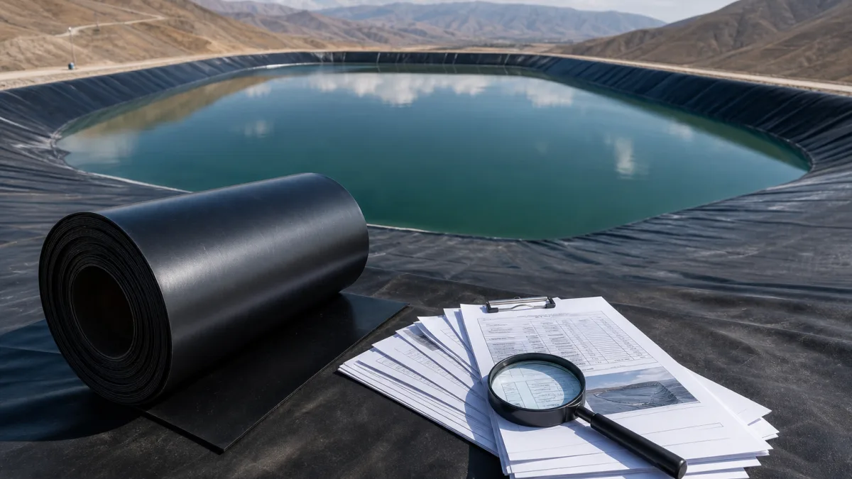 معیارهای انتخاب ورق ژئوممبران حامی آب برای پروژههای مختلف