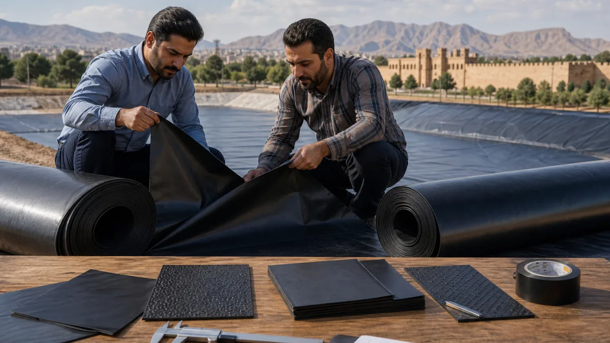 قیمت ورق ژئوممبران در شیراز و تفاوت گزینههای خرید